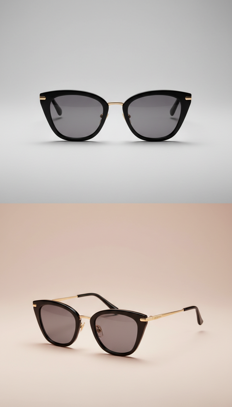 Deco limited cat-eye shades